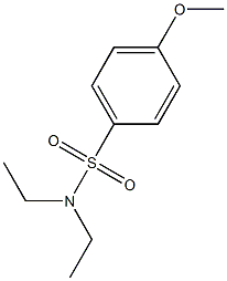 N,N-diethyl-4-(methyloxy)benzenesulfonamide 结构式