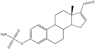 17-formylestra-1(10),2,4,16-tetraen-3-yl sulfamate 结构式