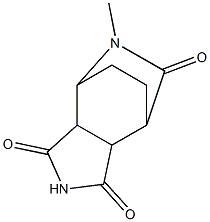 8-methyl-4,8-diazatricyclo[5.2.2.0~2,6~]undecane-3,5,9-trione 结构式