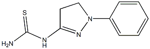 N-(1-phenyl-4,5-dihydro-1H-pyrazol-3-yl)thiourea 结构式