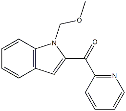 [1-(methoxymethyl)-1H-indol-2-yl](2-pyridinyl)methanone 结构式