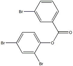 2,4-dibromophenyl 3-bromobenzoate 结构式