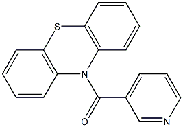 10-(3-pyridinylcarbonyl)-10H-phenothiazine 结构式