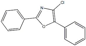 4-chloro-2,5-diphenyl-1,3-oxazole 结构式