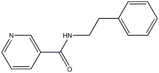 N-(2-phenylethyl)nicotinamide 结构式