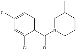 1-(2,4-dichlorobenzoyl)-3-methylpiperidine 结构式