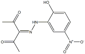 pentane-2,3,4-trione 3-({2-hydroxy-5-nitrophenyl}hydrazone) 结构式