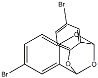 4,12-dibromo-8,16,17-trioxatetracyclo[7.7.1.0~2,7~.0~10,15~]heptadeca-2,4,6,10,12,14-hexaene 结构式