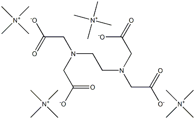 亚乙基二胺四乙酸四双(四丁基铵) 结构式