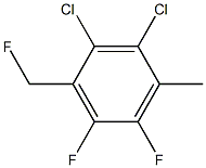 2,3-二氯-4-甲基三氟甲苯 结构式