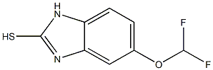5-(Difluoromethoxy)-1H-Benzimidazole-2-thiol 结构式