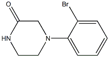 4-(2-bromophenyl)piperazin-2-one 结构式