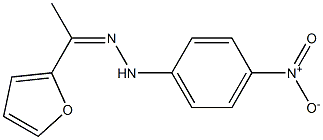 1-(2-furyl)-1-ethanone N-(4-nitrophenyl)hydrazone 结构式