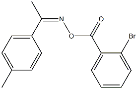 N-[(2-bromobenzoyl)oxy]-N-[(Z)-1-(4-methylphenyl)ethylidene]amine 结构式