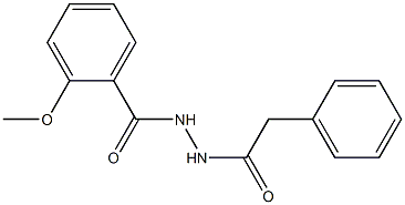 2-methoxy-N'-(2-phenylacetyl)benzohydrazide 结构式