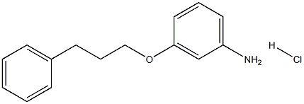 3-(3-phenylpropoxy)aniline hydrochloride 结构式