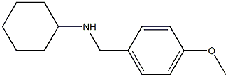 N-cyclohexyl-N-(4-methoxybenzyl)amine 结构式