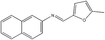 N-[(E)-(5-methyl-2-furyl)methylidene]-N-(2-naphthyl)amine 结构式