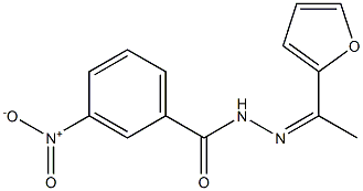 N'-[(Z)-1-(2-furyl)ethylidene]-3-nitrobenzohydrazide 结构式