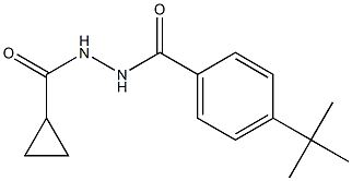 N'-[4-(tert-butyl)benzoyl]cyclopropanecarbohydrazide 结构式