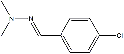 4-chlorobenzenecarbaldehyde N,N-dimethylhydrazone 结构式