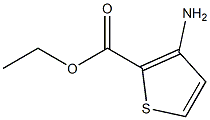3-氨其噻吩-2-甲酸乙酯 结构式