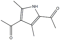 1,1'-(3,5-dimethyl-1H-pyrrole-2,4-diyl)diethanone 结构式