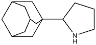 2-(1-adamantyl)pyrrolidine 结构式