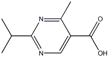 2-isopropyl-4-methylpyrimidine-5-carboxylic acid 结构式