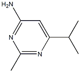 6-isopropyl-2-methylpyrimidin-4-amine 结构式