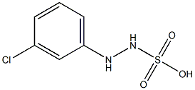 2-(m-Chlorophenyl)hydrazinesulfonic acid 结构式