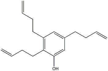 2,3,5-Tri(3-butenyl)phenol 结构式