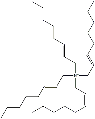 N,N,N,N-Tetra(2-octenyl)aminium 结构式