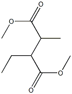 Pentane-2,3-dicarboxylic acid dimethyl ester 结构式