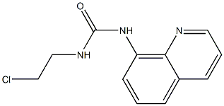 1-(2-Chloroethyl)-3-(8-quinolyl)urea 结构式