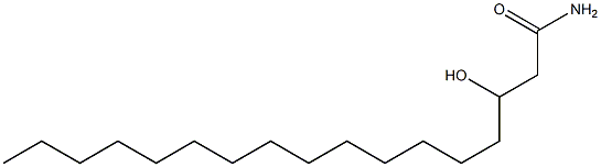 3-Hydroxyheptadecanamide 结构式