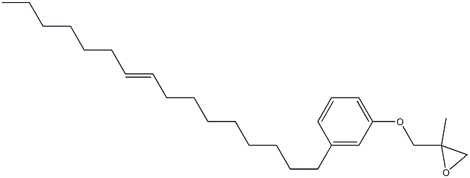 3-(9-Hexadecenyl)phenyl 2-methylglycidyl ether 结构式