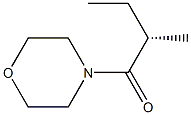 (+)-4-[(S)-2-Methylbutyryl]morpholine 结构式