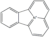 10c-Azoniafluoranthene 结构式