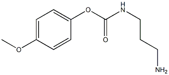 N-(3-Aminopropyl)carbamic acid 4-methoxyphenyl ester 结构式