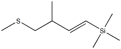 (E)-4-Methylthio-3-methyl-1-trimethylsilyl-1-butene 结构式