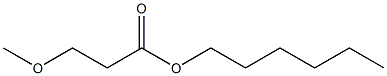 3-Methoxypropionic acid hexyl ester 结构式