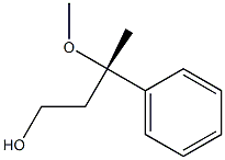 [S,(-)]-3-Methoxy-3-phenyl-1-butanol 结构式