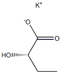 [S,(-)]-2-Hydroxybutyric acid potassium salt 结构式