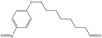 8-(4-Nitrosophenoxy)octanal 结构式