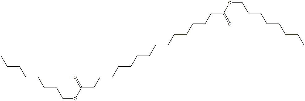 Hexadecanedioic acid dioctyl ester 结构式