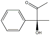 [S,(+)]-3-Hydroxy-3-phenyl-2-butanone 结构式