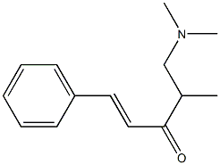 5-(Dimethylamino)-1-(phenyl)-4-methyl-1-penten-3-one 结构式