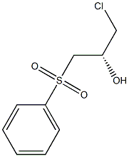 (R)-1-(Phenylsulfonyl)-3-chloropropane-2-ol 结构式
