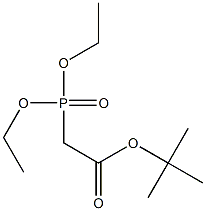 (Diethoxyphosphinyl)acetic acid tert-butyl ester 结构式